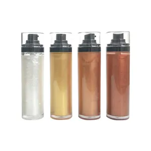 Personalizado Body Glow Shimmer Mist Glitter Highlighter Spray Private Label Highlighter Maquiagem