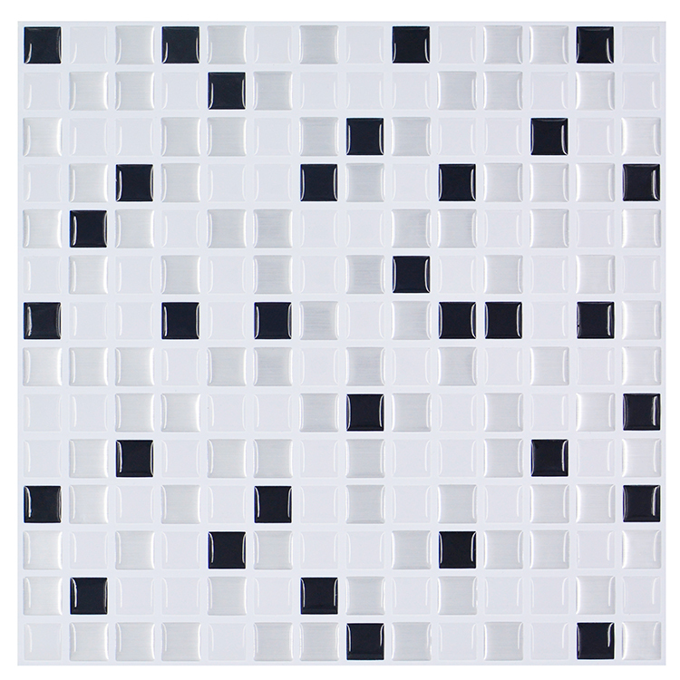 Carré noir + blanc