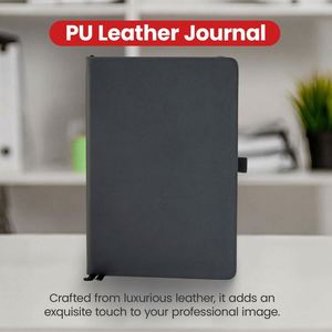 Libreta de Direcciones Clásica A3 con Espiral y Tapa Dura, Páginas Punteadas con Forro Grueso de Alta Calidad, Correa y Portaplumas - Product Image 2