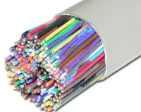 50 paires de fils de câble téléphonique CAT 3 multi-paires LSZH UTP PVC isolation câble de cuivre de télécommunication