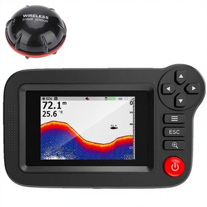 Buscador de Peces con Pantalla Visual HD Cuadrada de ABS, Cámara Subacuática Inalámbrica con Sonar, Compatible con Teléfonos Móviles, DC 10V-18V - Product Image 1