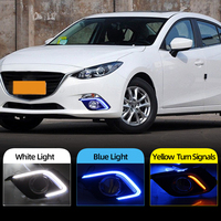 DRL Lampu Kabut LED Mazda 3 Mazda3 Axela 2014 2015 2016 LED DRL Siang Hari