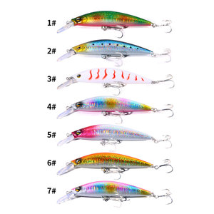 เหยื่อตกปลาแบบจมน้ำ ขนาด 105 มม. น้ำหนัก 25.4 กรัม แบบแข็ง ตัวเบ็ดแบบ Minnow ตา 3 มิติ เหยื่อปลอมสำหรับตกปลาแบสและปลาไพค์ - Product Image 5