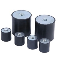 10 supports en caoutchouc à filetage femelle M4 de 10 mm, isolateurs de vibrations, remplace les patins anti-vibrations, blocs silencieux plats, blocs de base