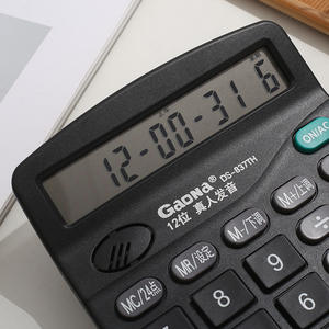 เครื่องคิดเลขเสียงไคมา 12 หลัก สีดำ ใช้แบตเตอรี่ สำหรับการบัญชีการเงิน หน้าจอขนาดใหญ่ รุ่น Sc 1237l - Product Image 5