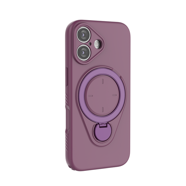 2026 Anti-drop TPU Eco-friendly Waterproof Mobile Phone Case 360 Rotating Magnetic Ring Kickstand for 17 16 15 Pro Max