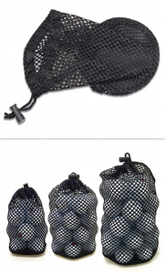 Sac de rangement en maille de nylon pour balles de golf, pochette de sport à cordon, porte-balles de tennis, capacité de 15, 25 ou 50 balles - Product Image 6