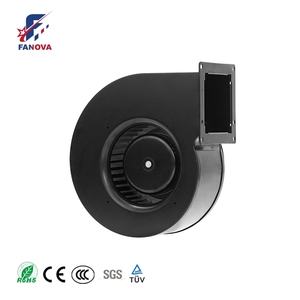 FANOVA 97mm-200mm 24V 48V 230V DC Single Inlet <span class=keywords><strong>Blower</strong></span> Ventiladores Centrífugos Curvados para Ventilação de Escape - Product Image 1