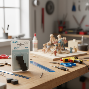 Aimant en bloc ILAN 10x20x7 mm pour usage artisanal, lot de 5 - Product Image 3