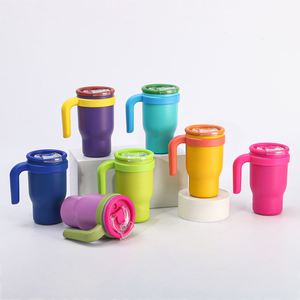 Gobelet de voyage personnalisé avec logo, 14 oz, avec poignée, tasse à café isolée sous vide, cadeaux promotionnels pour les entreprises et les équipes - Product Image 1