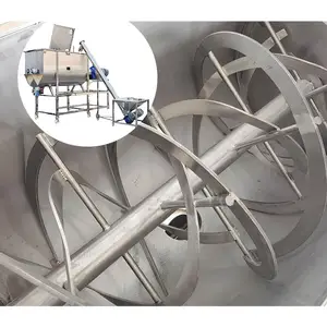 doble mixer horizontal / horizontal cement mixer / horizontal animal food mixer conditioner