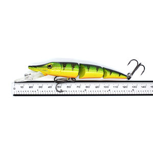 Appât dur coulant de brochet articulé stocké 105mm 17.4g pêche méné plongée 1.8m <span class=keywords><strong>leurre</strong></span> de pêche grand combattant - Product Image 5