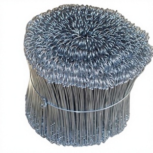 Alambre de Amarre Galvanizado Electrolítico de Alta Calidad/Alambre de Amarre para Barras/Alambre de Amarre de Doble Bucle, Alta Resistencia a la Tracción, Certificado ISO9001, Precio Bajo - Product Image 1
