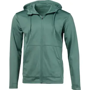 Trung Quốc Bán Buôn Hoodies Tùy Chỉnh Của Người Đàn Ông Đầy Đủ Dây Kéo Áo 100% Polyester Hoodies