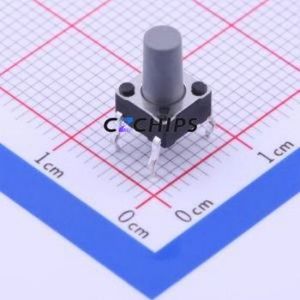 PTS645SH952LFS Tactile Switch Through hole Component THT-4P,6x6mm Switch Single Pole Single Throw Round Button Through Hole 6mm - Product Image 1