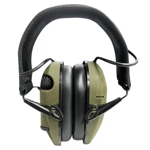 सुनवाई संरक्षण Foldable विरोधी शोर कमी सुरक्षा कानों को छिपानेवाले हिस्से ध्वनिरोधी सो इलेक्ट्रॉनिक शूटिंग कान Muffs