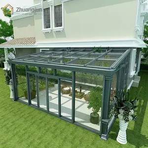 customized greenhouse solarium aluminium sunroom garden veranda sunrooms glass houses Glass Roof