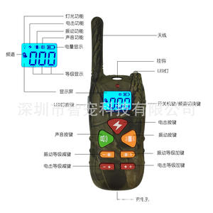 Collier de dressage intelligent pour chien, télécommande rechargeable, camouflage, pour chiens de chasse et de sport - Product Image 3