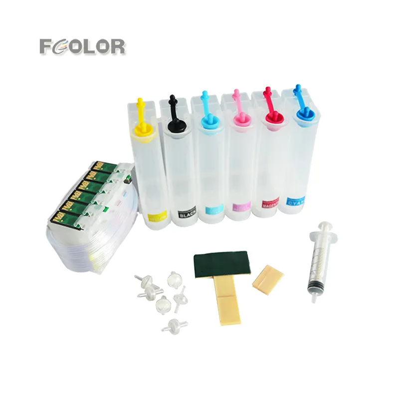 T0811 boş doldurulabilir CISS Epson Stylus 1410 1430 için