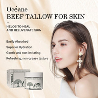 Crème hydratante pour le visage non parfumée au suif de boeuf biologique Lotion pour le corps nourrie à l'herbe 100% au suif de boeuf biologique