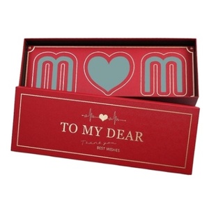 Wholesale i love you mom acrylic mom flower gift rose box mothers day boxes for flower