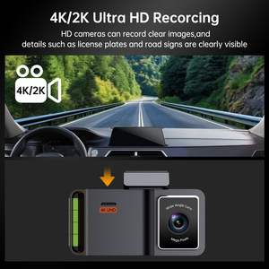 Antuxing HD WiFi GPS Tablero Cámara Venta superior 1080P 2K 4K IPS Pantalla Dash Cam Video <span class=keywords><strong>Recorder</strong></span> para autos - Product Image 5