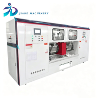 Machine à fabriquer des sacs en T-shirt à double ligne avec écran tactile PLC pour sacs poubelles de supermarché
