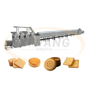 ROTARY moulder nhỏ Biscuit máy làm tùy chỉnh tự động công nghiệp động vật mềm và cứng Biscuit dây chuyền sản xuất