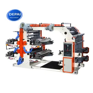 4 cor automática flexo impressão máquina para saco plástico