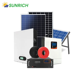 5Kw 10Kw 15Kw 20KW Painéis Solares com Bateria e Inversor Kit Completo Sistema Híbrido de Energia Solar para Casa - Product Image 2