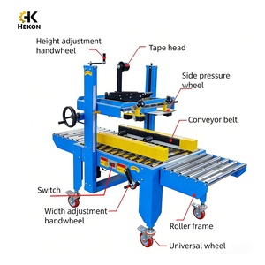 Máquina Seladora de Cartões Semi-Automática de Alta Velocidade HKF-5050, Máquina de Selagem com Fita Adesiva - Product Image 4