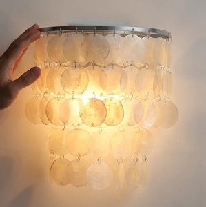 Nordic Indoor Shells <b>Wall</b> <b>Lamp</b> Modern Adjustable Mounted LED Home Hotel Bedroom Decorative Copper Resin 3000K UL RoHS Certified - Product Image 6