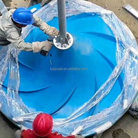 Pompe Agitateur Submersible Verticale Hyperboloïde à Basse Vitesse Économe en Énergie pour Usine de Traitement de l'Eau Industrielle 1000L/Heure 1 An