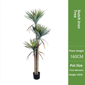 Árbol Artificial de Sisal Tropical, Planta de Plástico Ecológica, Duradera, Resistente al Agua, Ligera, de 90 cm a 180 cm de <span class=keywords><strong>Altura</strong></span>, para Interiores y Exteriores - Product Image 5