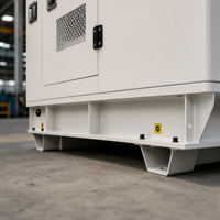 Groupe électrogène diesel LINGGE Pekins 100 KVA 80 kW super silencieux, refroidi par eau, pour usage commercial et industriel, alimentation de secours