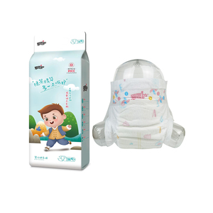 Pannolini per bambini usa e getta OEM di qualità superiore, ultra assorbenti, confortevoli per la notte, con doppia protezione contro le perdite e indicatore di umidità - Product Image 1