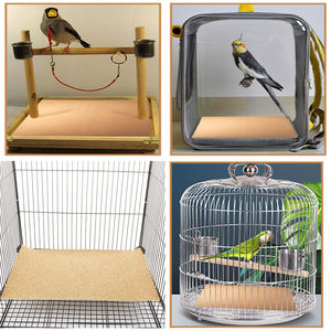 11x17 pollici gabbia per uccelli speciale in sabbia di mare ottimo per uccelli a becco duro fodera in ghiaia biancheria da letto in carta carta di calcio - Product Image 6