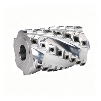 Cabezal de corte espiral para madera, cuchilla de router helicoidal, cuchillas de carburo indexables, cabezal de fresado para aplanar madera