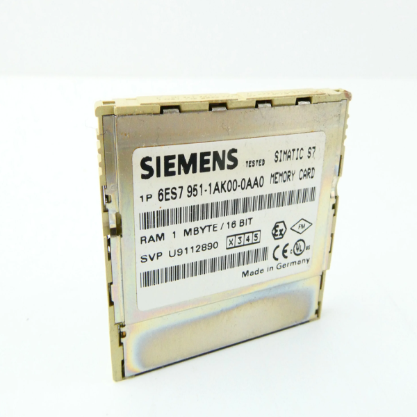 New Plc S7 6es7 951-1ak00-0aa0 (ram 1mbyte16bit) Memory Card