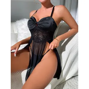 Prom Nữ Hoàng trang phục tinh khiết mong muốn sexy cám dỗ Tán Tỉnh quan điểm ren sexy đồ ngủ của phụ nữ phù hợp với