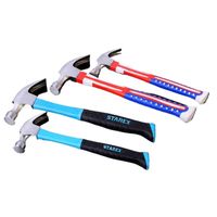 Marteau à clous JSKL personnalisable, portable, de qualité industrielle, avec poignée en plastique, prise droite, 8 pouces, design drapeau américain, OEM, garantie 1 an