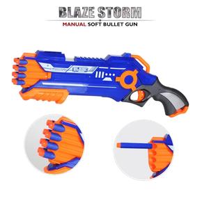 Jeu de tir pour enfants en plein air, fête, blaster en plastique ABS écologique pour les enfants de <span class=keywords><strong>4</strong></span> ans et plus, unisexe, avec 20 fléchettes - Cadeau de Noël - Product Image 3
