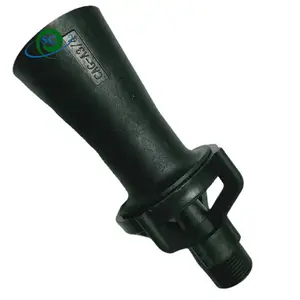 1/2 "Plastik Tangki Pencampuran Cairan Kas Venturi Eductor Nozzle Semprot, PP Venturi Tangki Pencampuran Eductor Nozzle