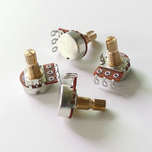 Cho rv16c 250k/500K 15mm Brass trục 7mm OD Mini <span class=keywords><strong>Guitar</strong></span> chậu trong một/B phong cách cho ST LP <span class=keywords><strong>Guitar</strong></span> Bass điều khiển âm lượng giai điệu - Product Image 4