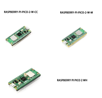 Placa de Desarrollo Raspberry Pi Pico 2 W, Microcontrolador Multiusos, Diseño de Doble Núcleo, Compatible con Wi-Fi 4 de 2.4GHz 802.11n