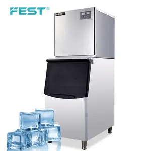 Macchina per ghiaccio commerciale a buon mercato FEST macchina per ghiaccio commerciale macchina per ghiaccio a cubetti da 210kg/24 ore