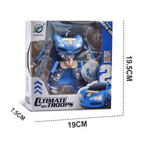 변형 로봇 장난감 DIY 로봇 자동차 플라스틱 변형 교육 건물 완구 조립 변형 및 변형 자동차 및 로봇 - Product Image 2