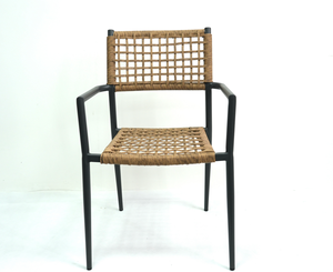 2025 Hot Sale Eco-friendly UV Resistance Wicker <strong>Rattan</strong> Outdoor <strong>Chair</strong> For Hotel For Garden For Restaurant - Product Image 1