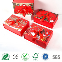 Scatola Regalo Rigida Personalizzata di Alta Qualità con Stampa a Colori e Lamina Argento per Confezioni Festive