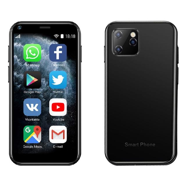 XS11 Super Mini 3G Smartphone 2.5 Inch Touch Screen 1+8GB Quad Core Android 1000mAh Seniors Cell Phone with WCDMA Network